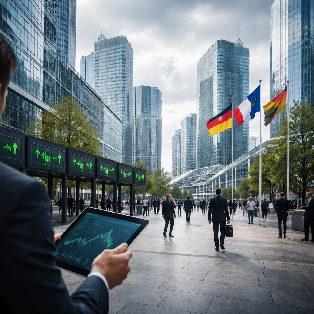 European Stocks Edge Higher as AI Optimism Counters Geopolitical Concerns