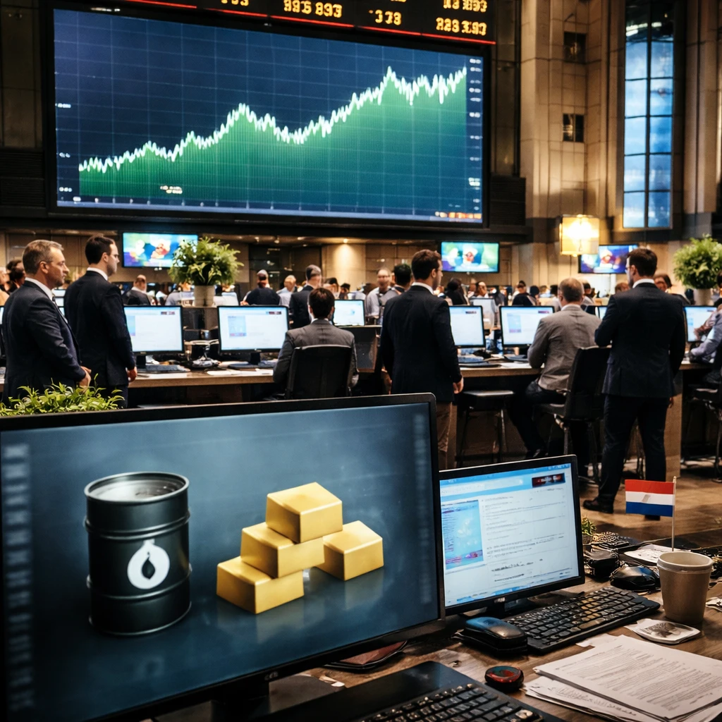 AEX Climbs to Record Close as Real Estate, Materials and Energy Stocks Lead Gains