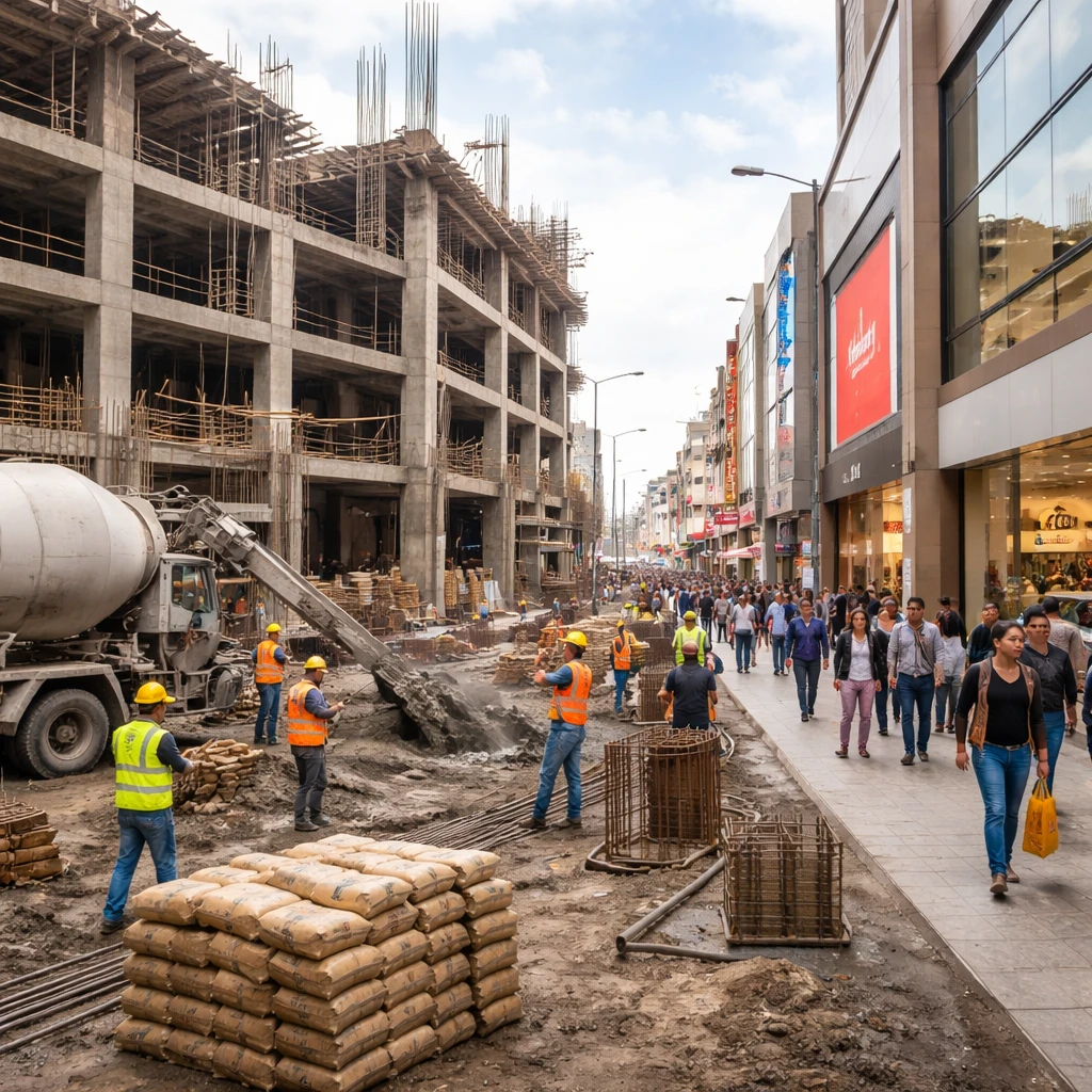 Peru’s Economy Posts 3.73% Growth in April, Led by Construction and Trade