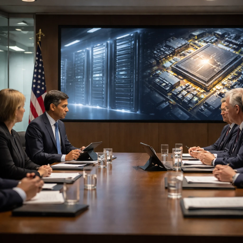 U.S. Officials and Alphabet CEO Meet to Tackle AI Processing Shortfall