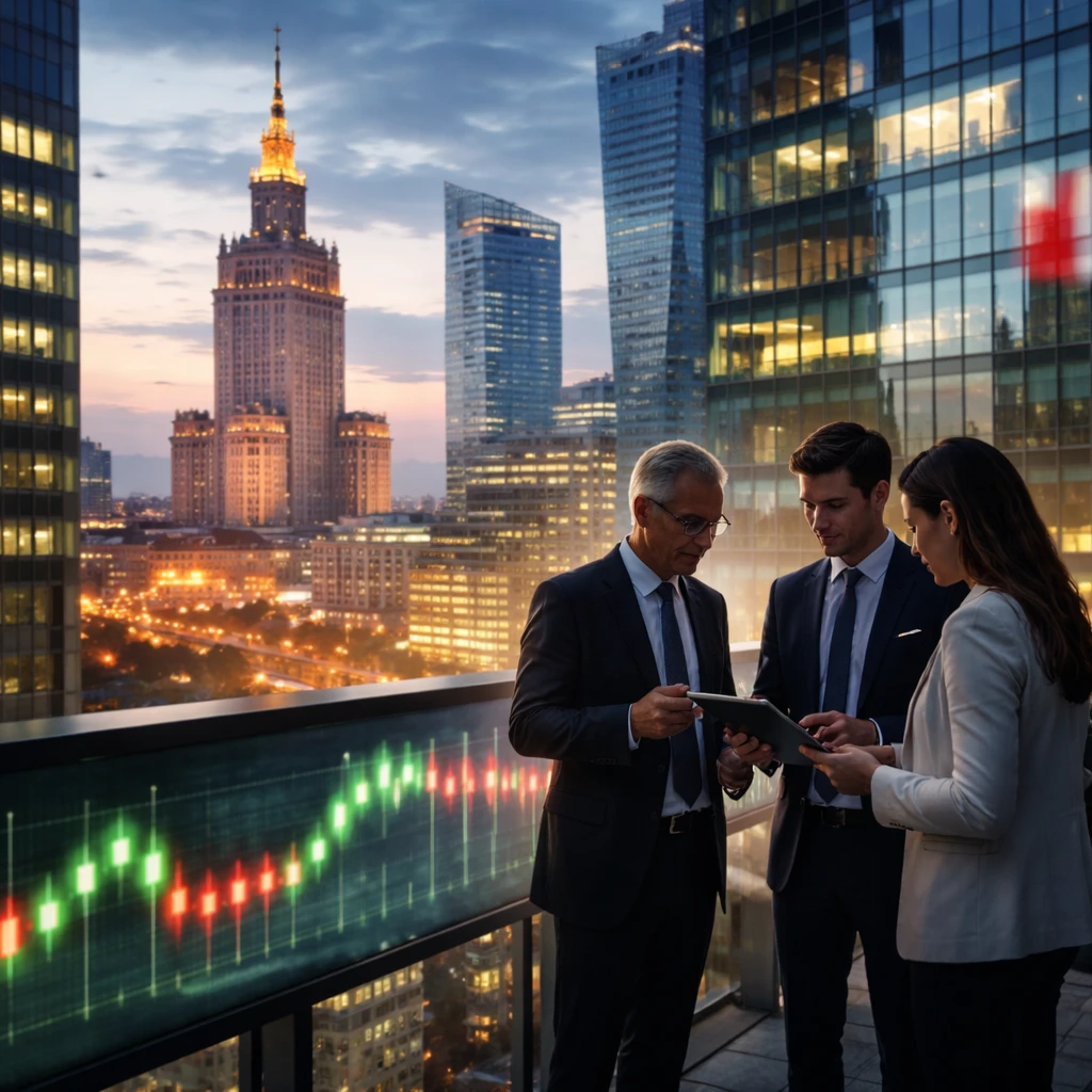 Warsaw stocks finish higher as WIG30 edges up 0.44%