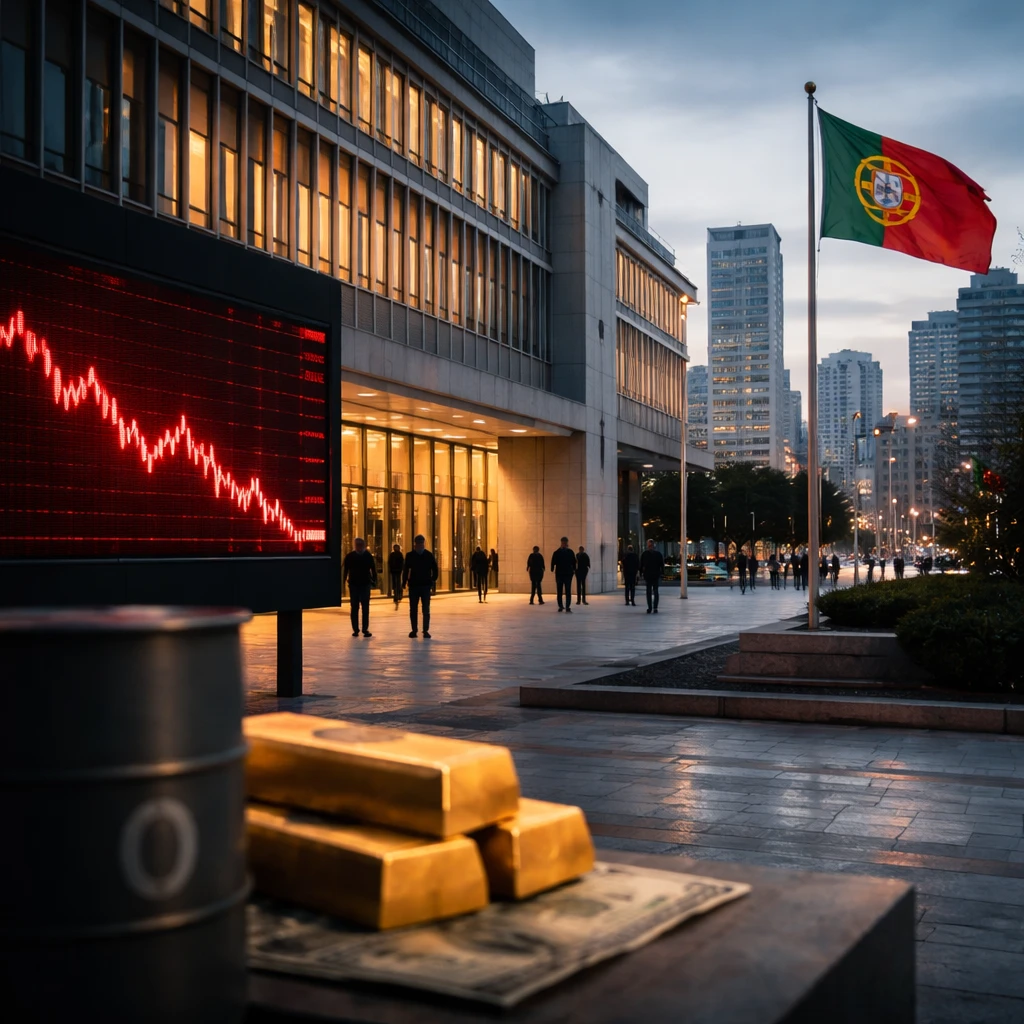 Portugal's PSI Falls to One-Month Low as Telecoms, Industrials and Materials Lead Declines