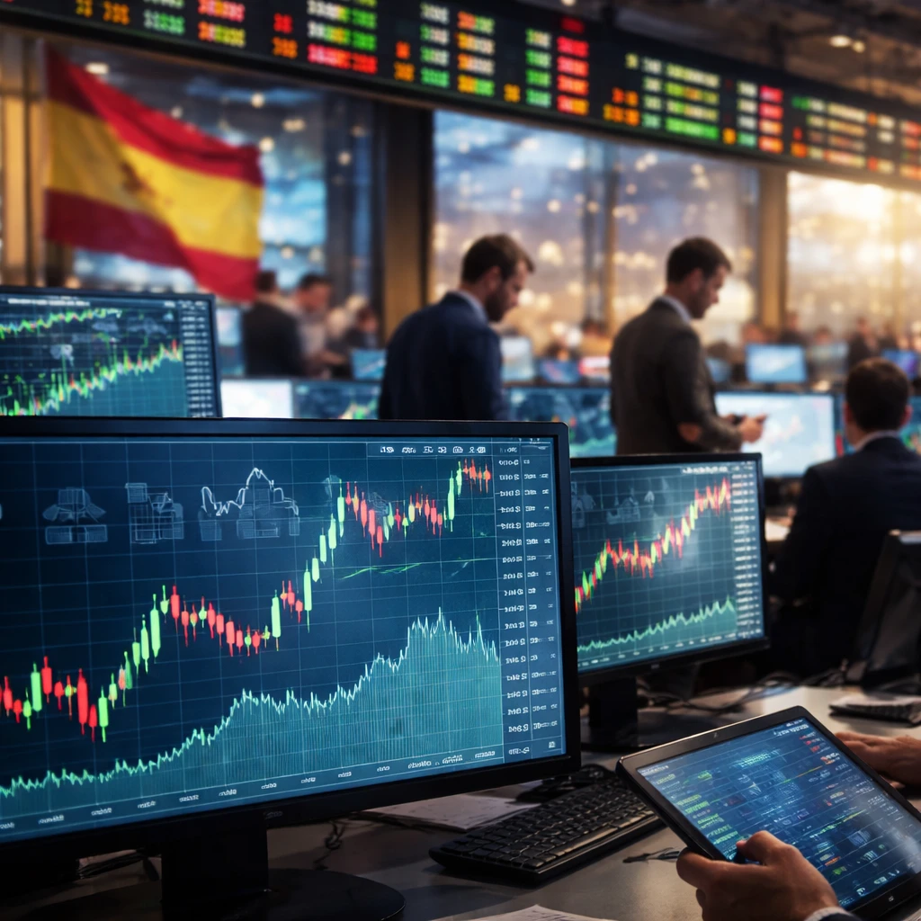Madrid Benchmark Advances as Telecoms, Chemicals and Energy Stocks Lead Gains