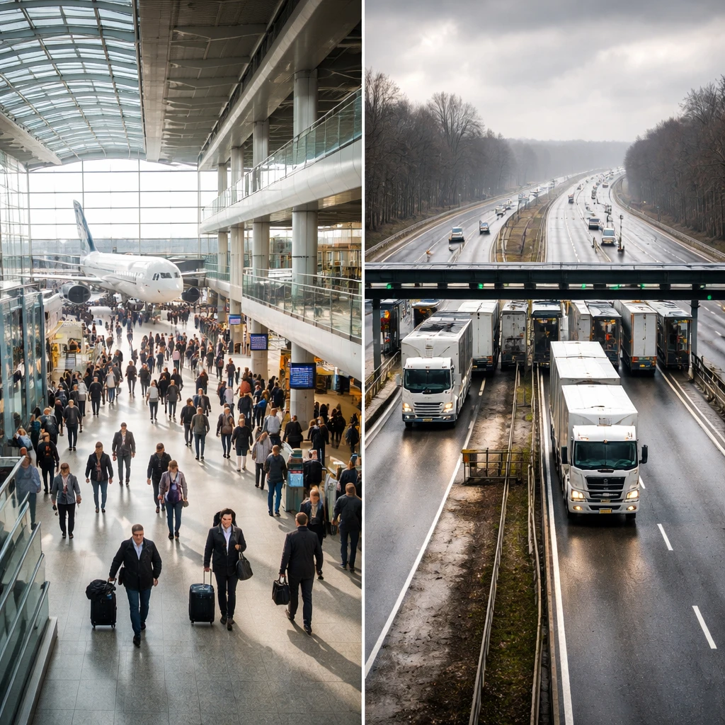 Vinci Reports Mixed February Traffic; Airports Outperform While Motorways Lag