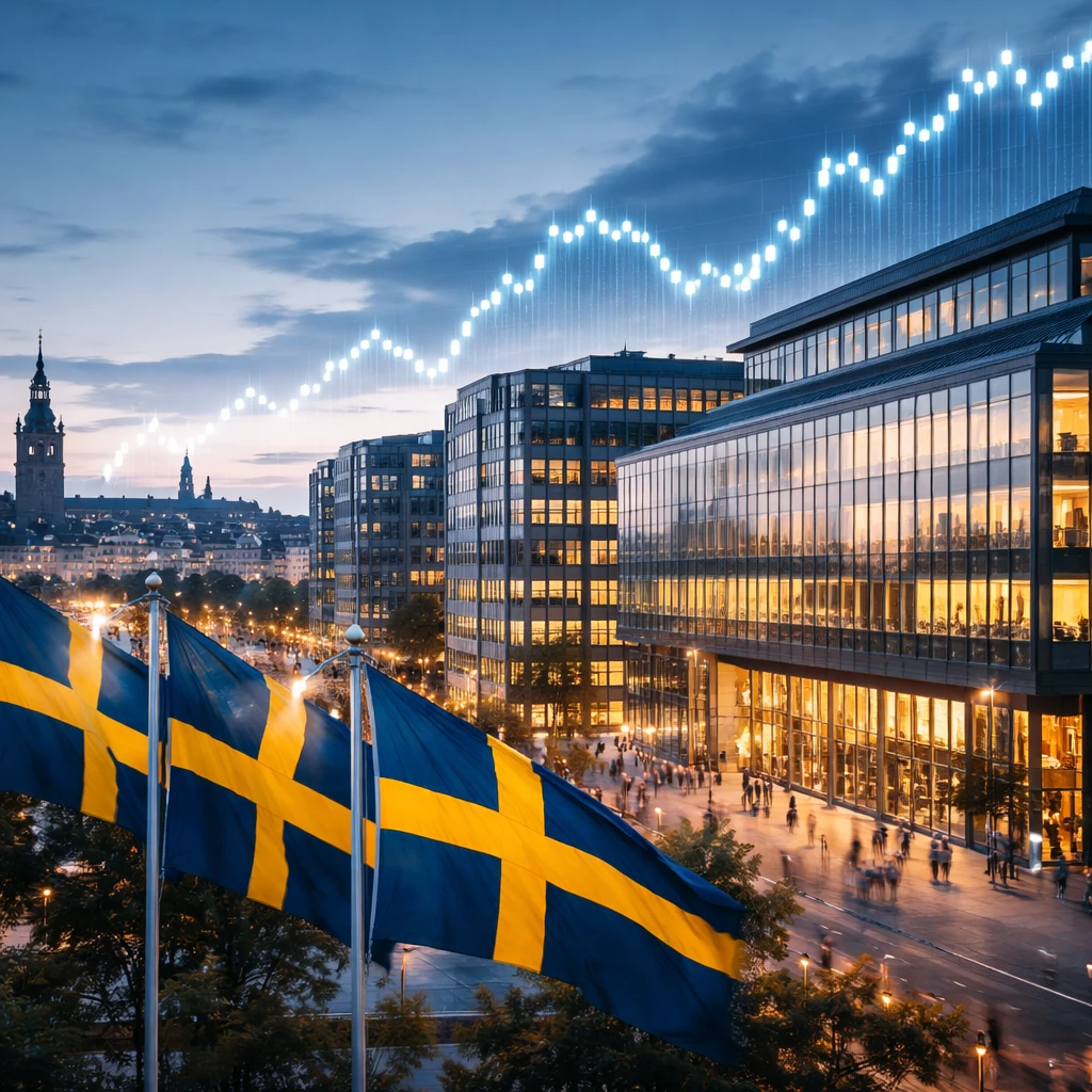 Swedish equities close higher as telecoms, financials and healthcare lead gains