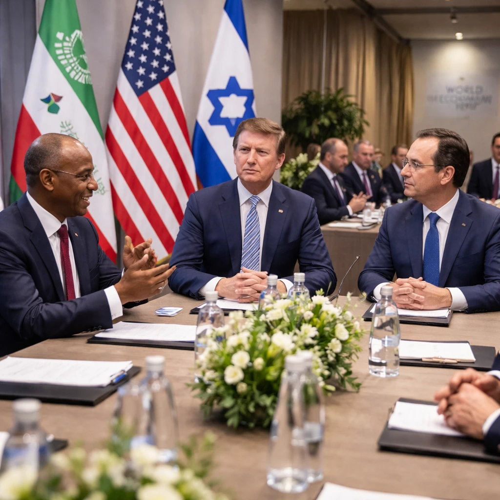 Somaliland President Seeks Investment and Recognition in Davos Meeting with Eric Trump and Israel’s President