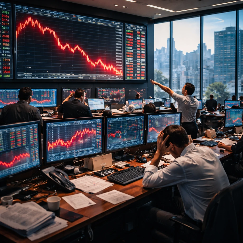 Bovespa Falls to One-Month Low as Consumption, Real Estate and Financials Slide