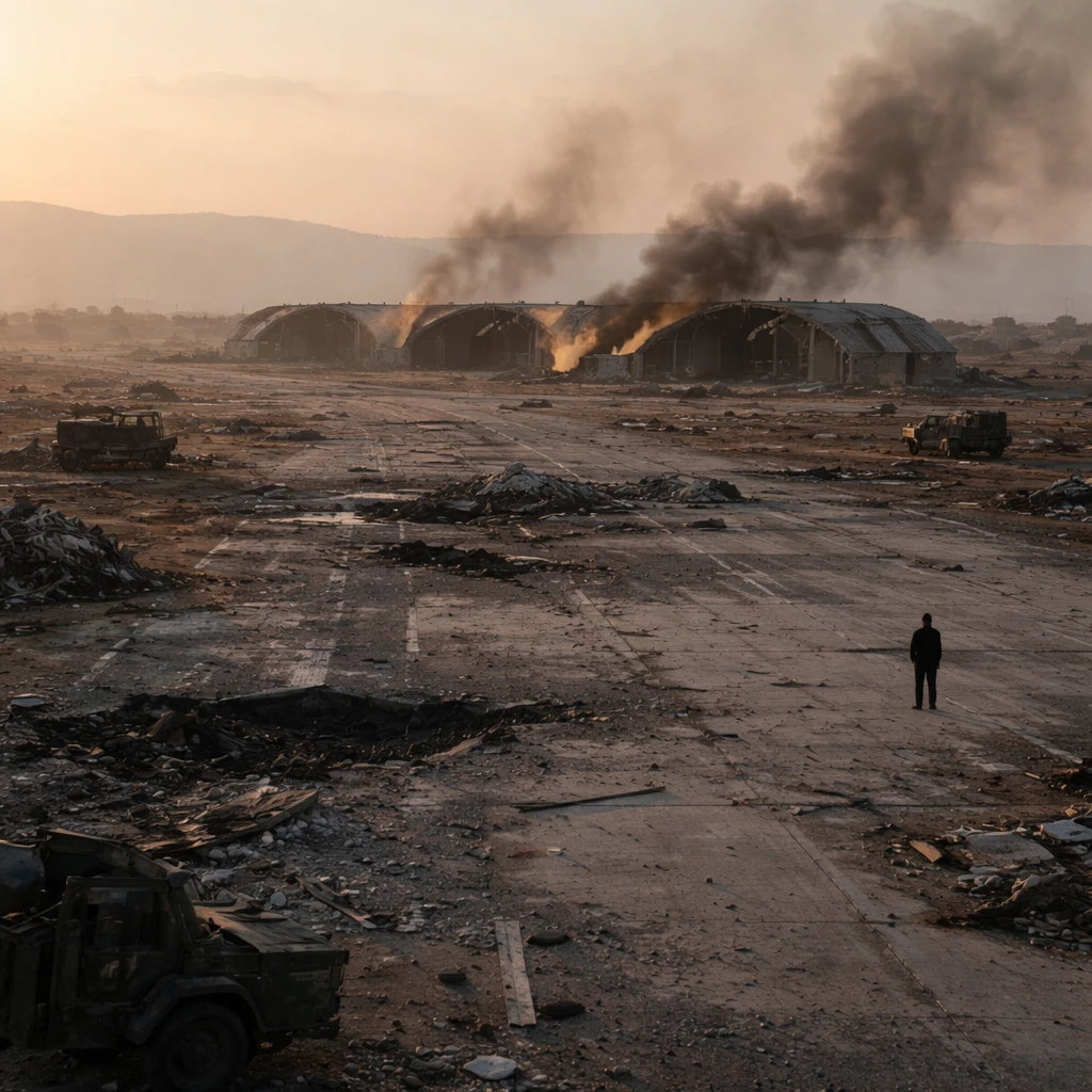 Israeli Strikes Damage Runway, Storage at Abu al-Duhur Airbase; U.S. Envoy Warns of Escalation