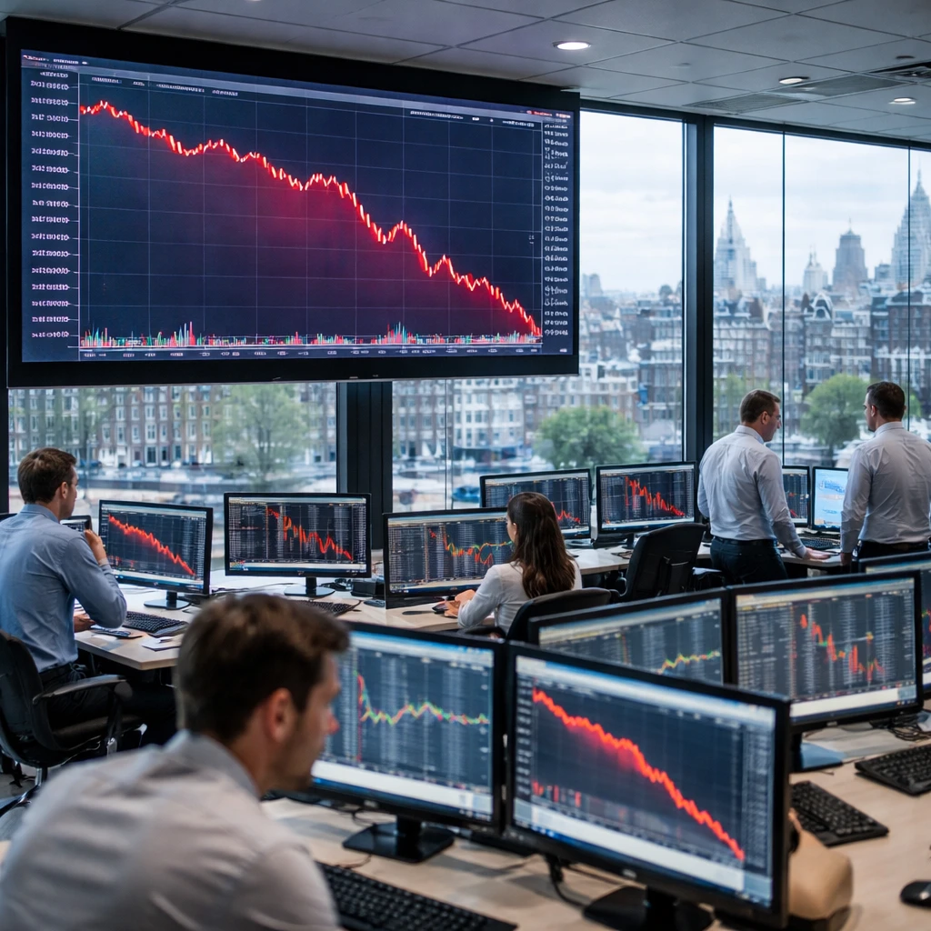 Amsterdam's AEX Falls 1.60% as Tech, Industrials and Healthcare Lead Declines