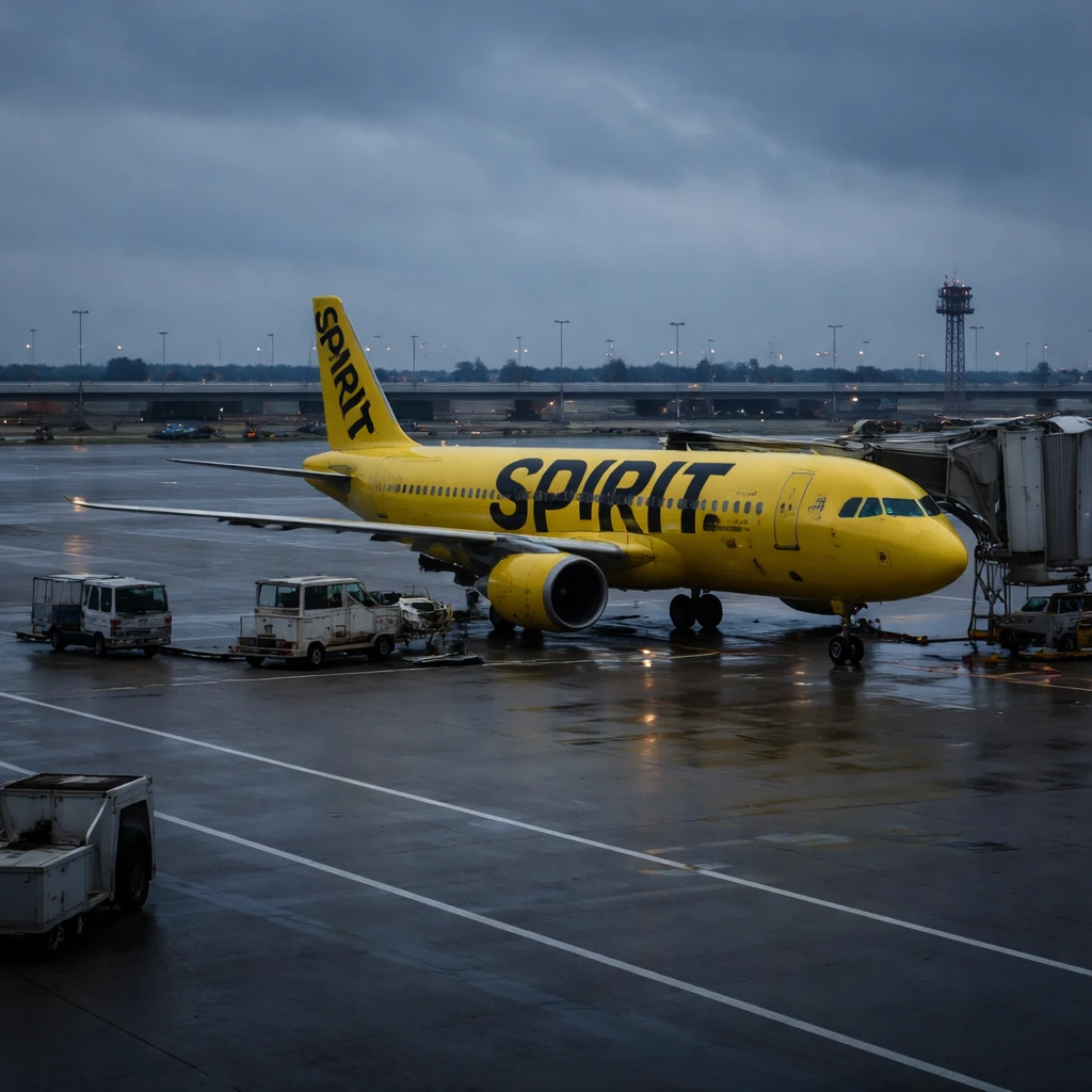 Spirit Airlines Set to Halt Operations After Failing to Secure $500 Million Rescue