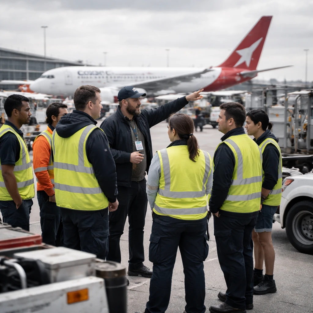 Qantas Ground Staff Back Strike Mandate, Citing 'Rock-Bottom' Pay and Conditions