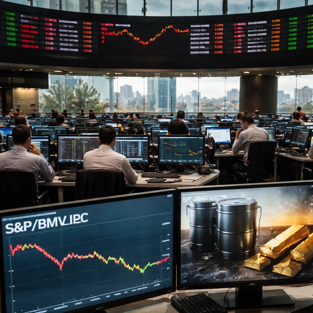 Mexican Stocks Finish Lower as Industrials and Consumer Sectors Drag Index Down
