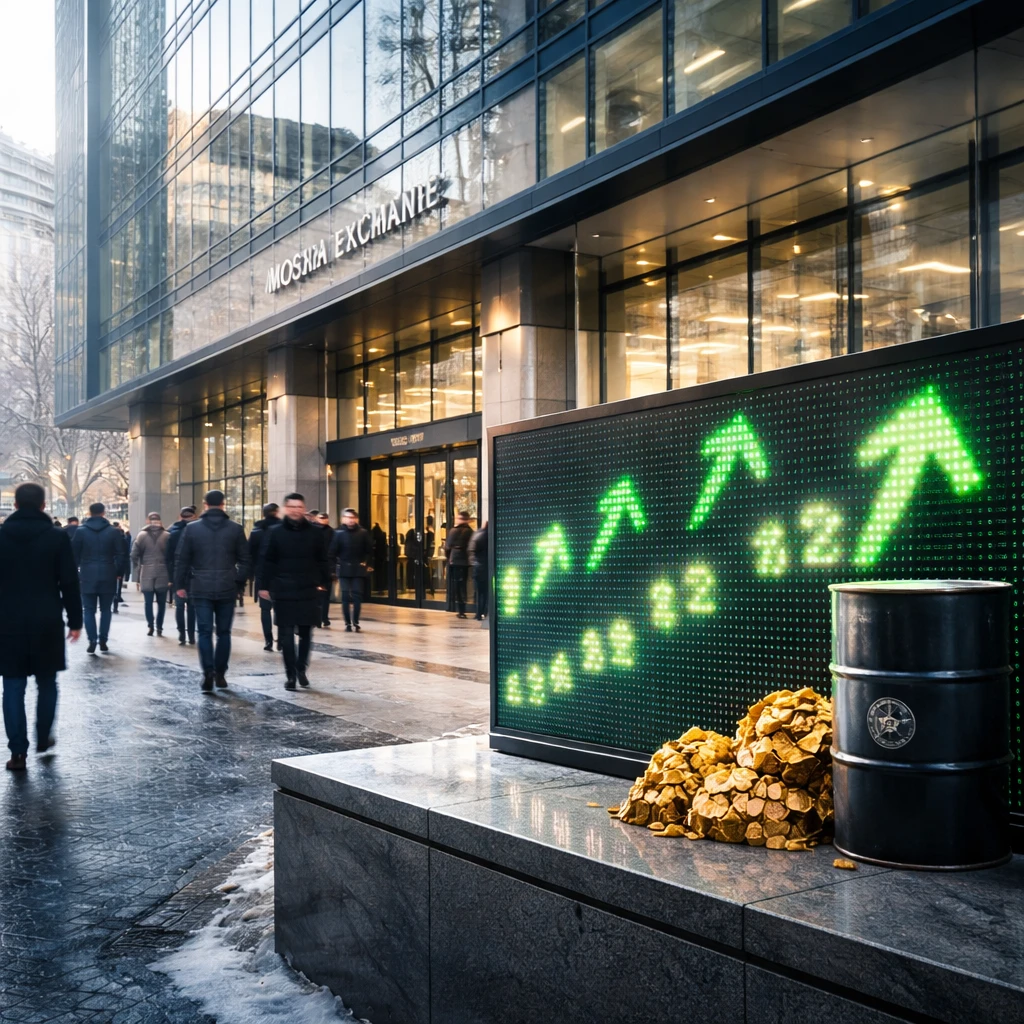Moscow market closes higher as mining, oil and power names lead gains