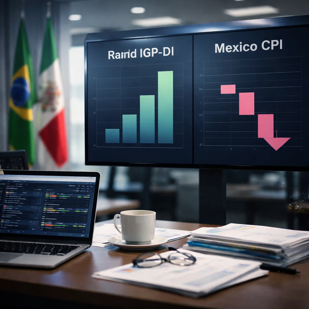 Citi: Brazil IGP-DI Tops Forecast in May as Mexico Posts Softer-Than-Expected CPI