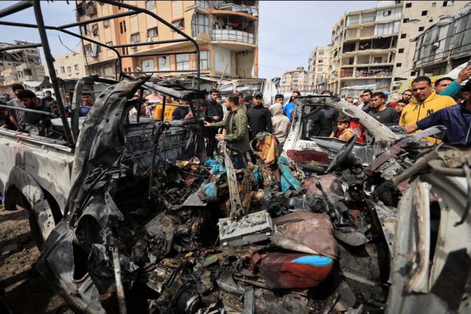 Airstrike on Gaza Police Vehicle Kills Four, Including Child, Health Officials Say
