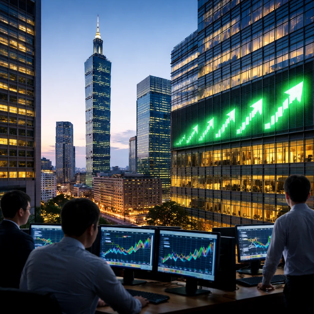 Taiwan Weighted Climbs to Record Close as Plastics and Tech Stocks Rally