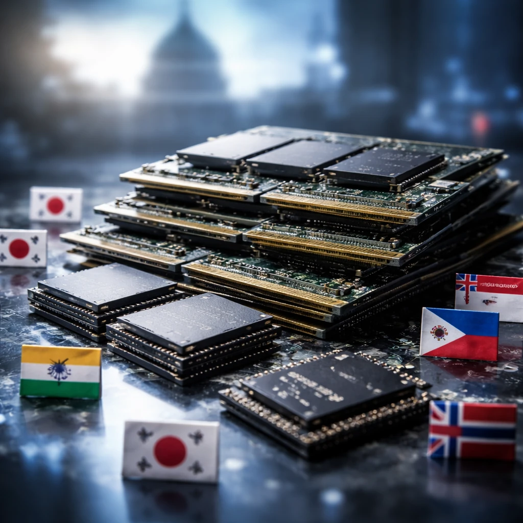 U.S. Coordinates With Asian Allies to Tackle Global Memory Chip Shortage