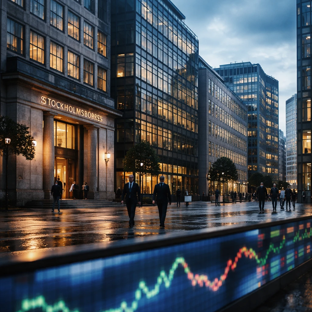 Stock Gains Narrowly Lift Sweden's OMX Stockholm 30 at Close