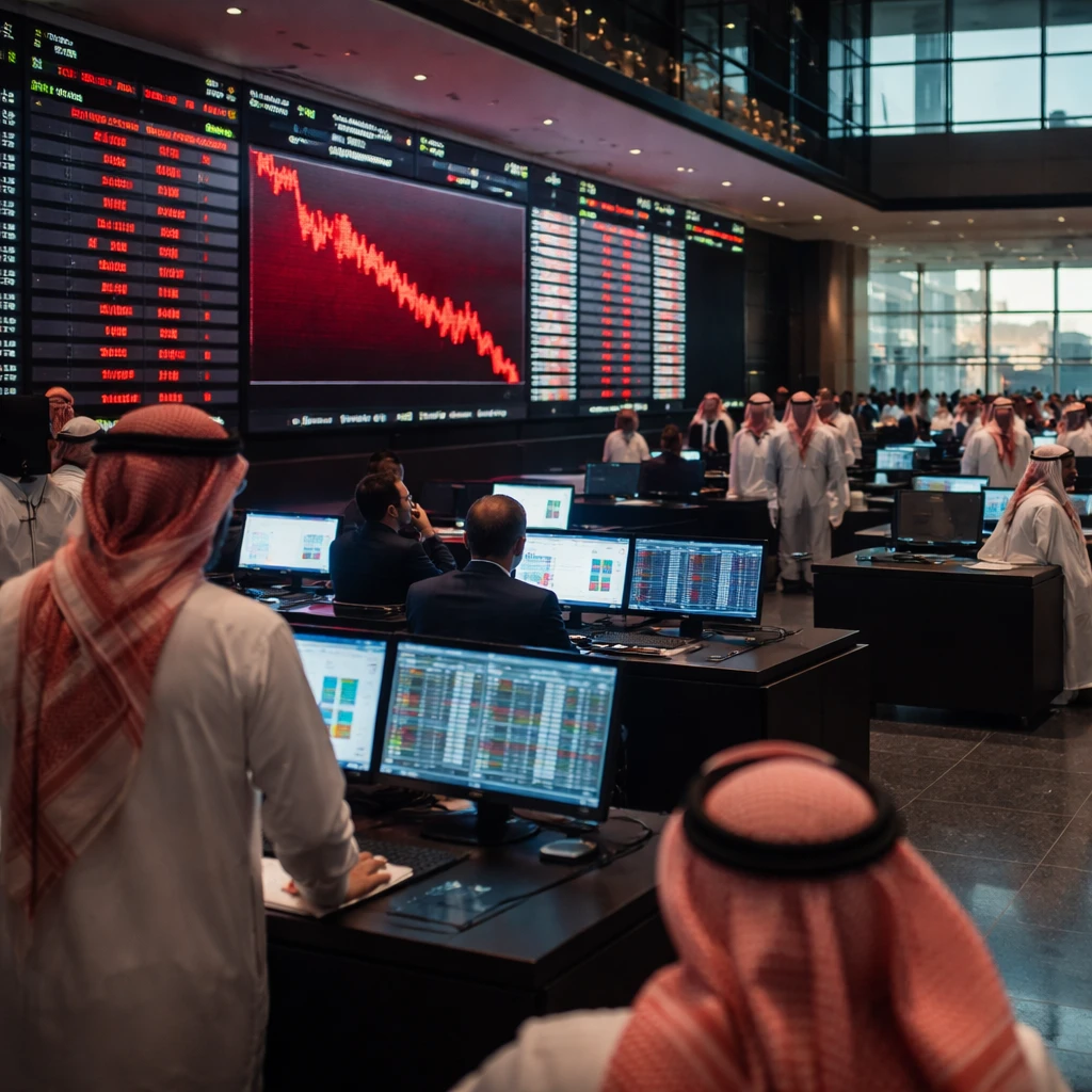Saudi Stocks Slide as TASI Hits New Three-Month Low; Industrials, Insurance, Real Estate Lead Losses