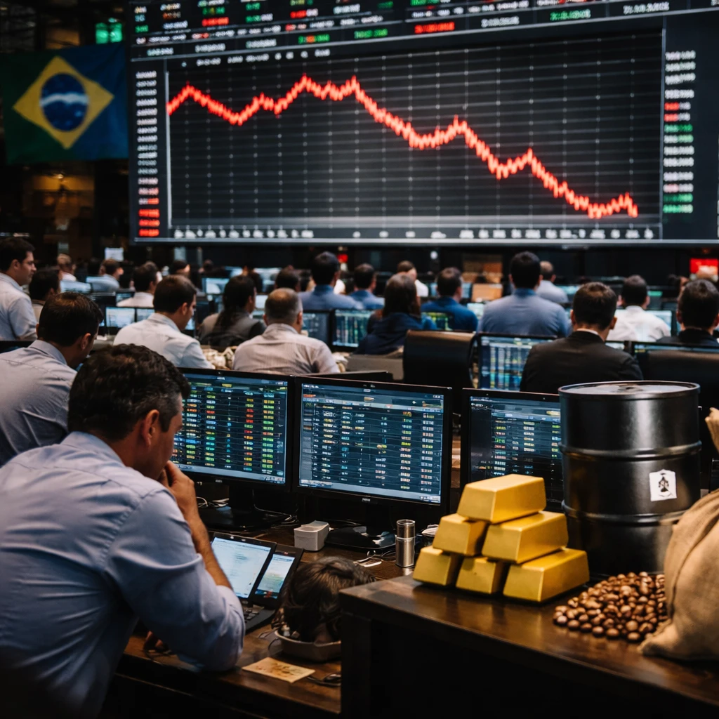 Bovespa slips to three-month trough as materials, real estate and power stocks drag index